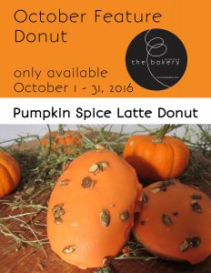 Pumpkin Spice Latte Donut - only once a year!