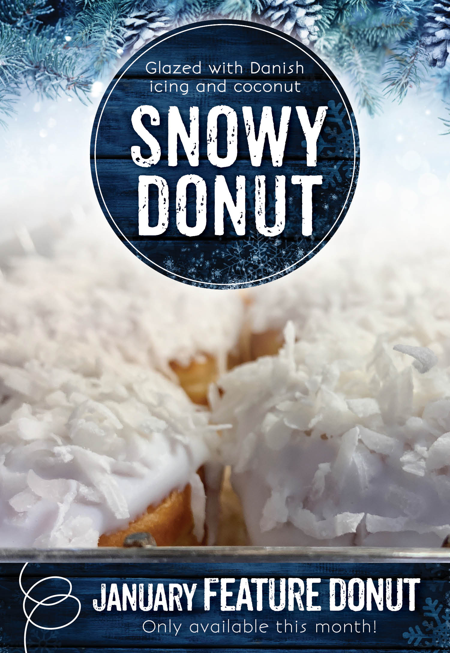 Snowy Donuts at the Invermere Bakery!
