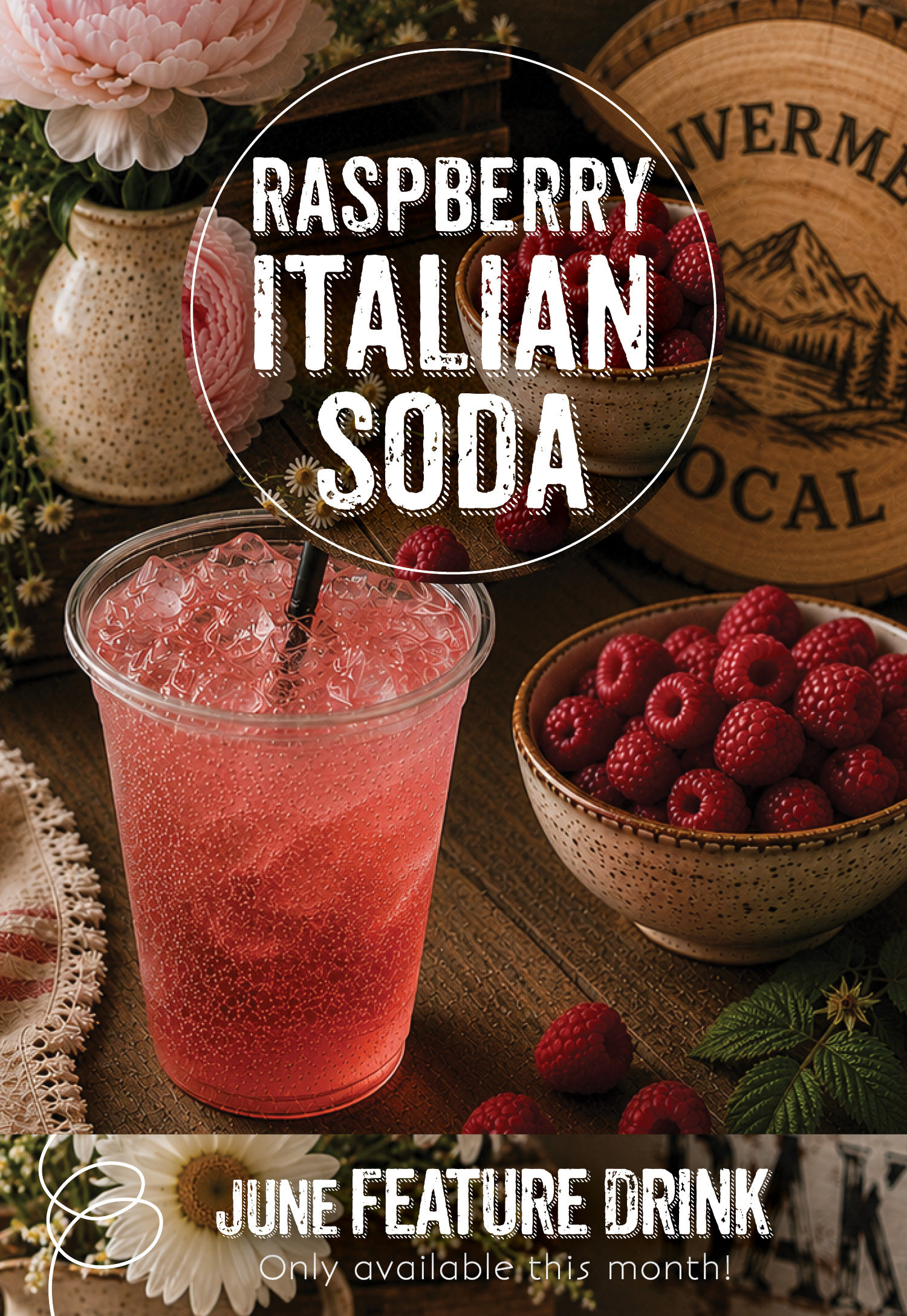 Invermere Bakery – Raspberry Italian Soda