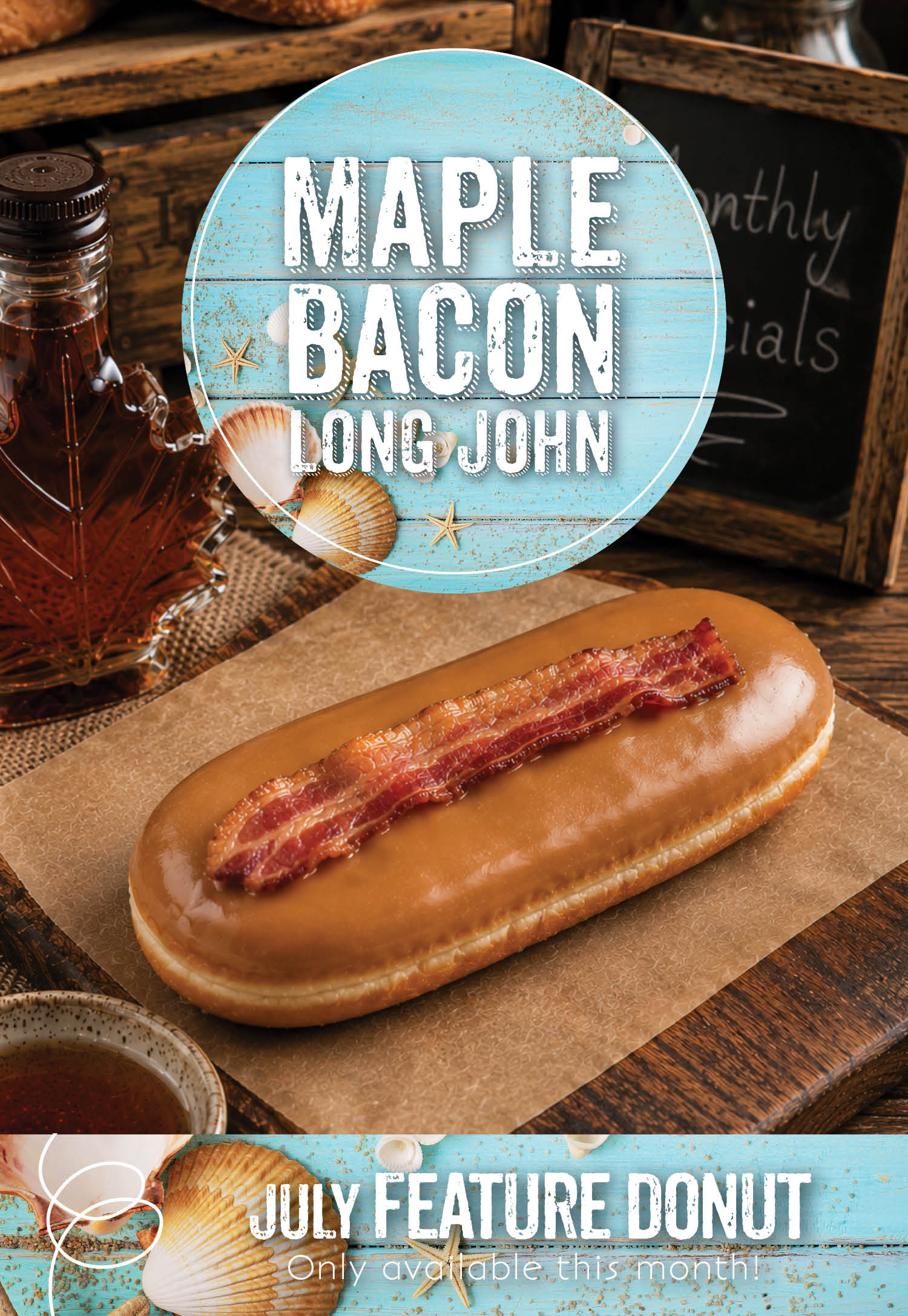 Long John Maple Donut special at the Invermere Bakery Long John Maple Donut special at the Invermere Bakery