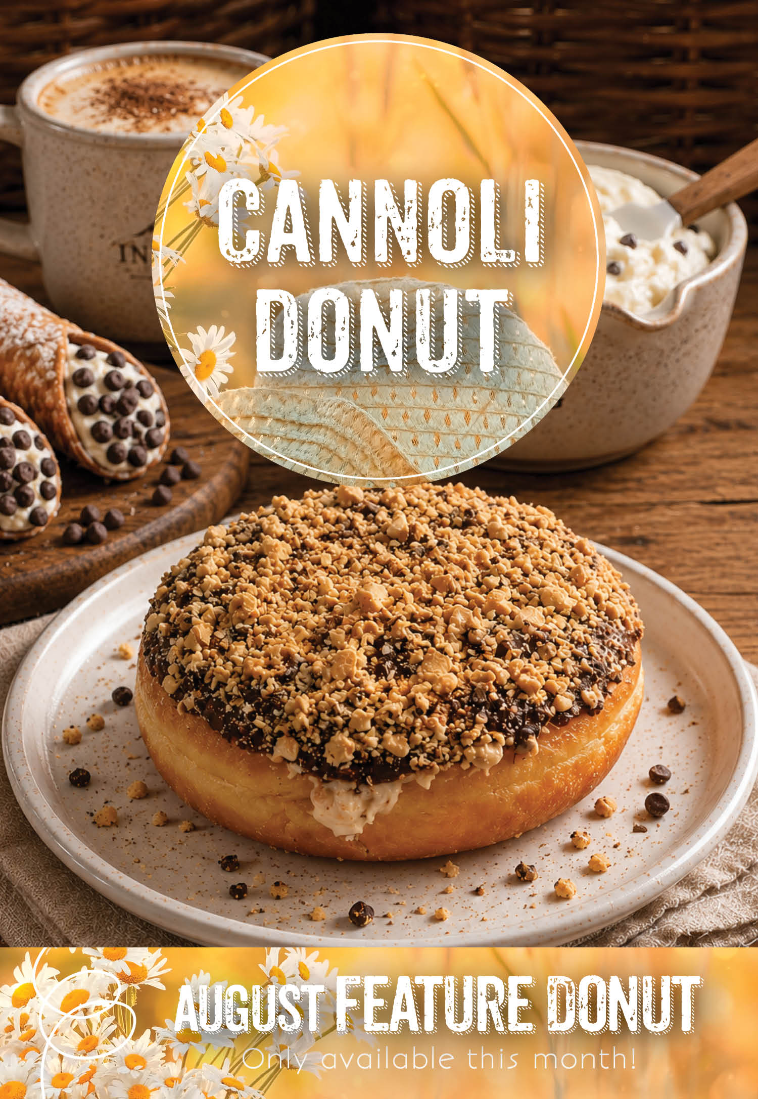 Invermere Bakery – Cannoli Donut – Feature of the month Invermere Bakery – Cannoli Donut – Feature of the month